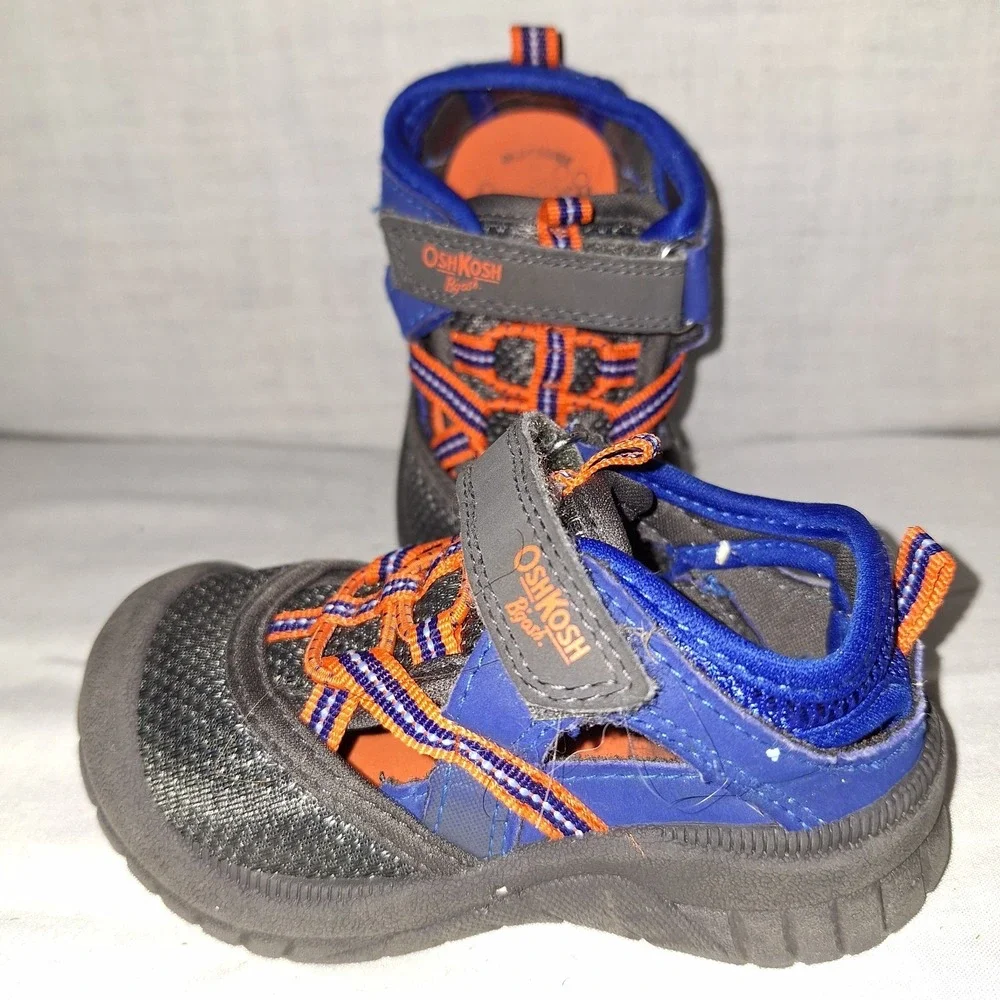 Lot Of 6 Baby Toddler Boys Shoes Size 5 7 28 OshKosh B'Gosh Wonder Nation & More